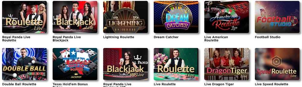 live casino games